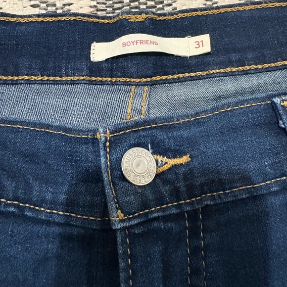 LEVIS STRETCH DENIM BOYFRIEND JEANS - Picture 2 of 3
